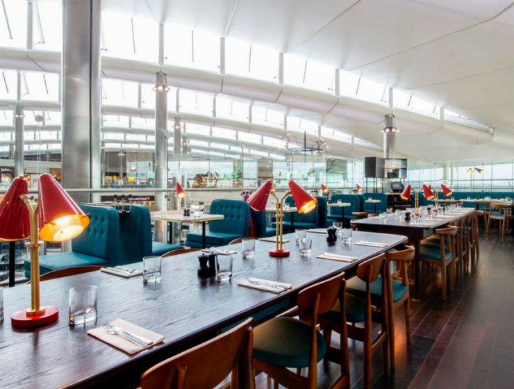 A Unique Restaurant and Bar Design at the Heathrow Airport