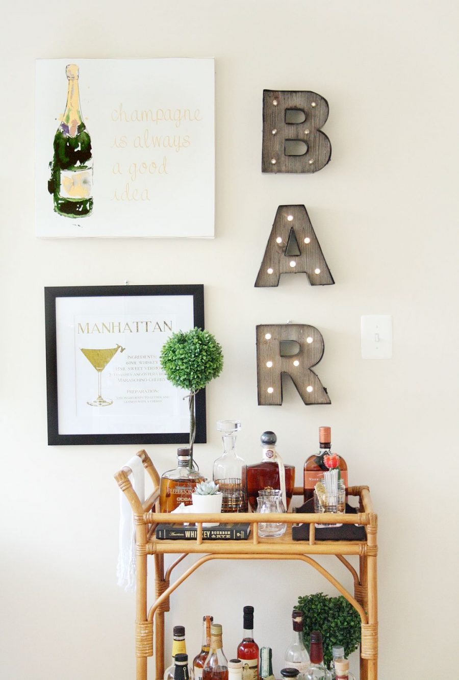 Home Bar Decor: Turn Your Boring Living Room Corner Around! – Bar ...
